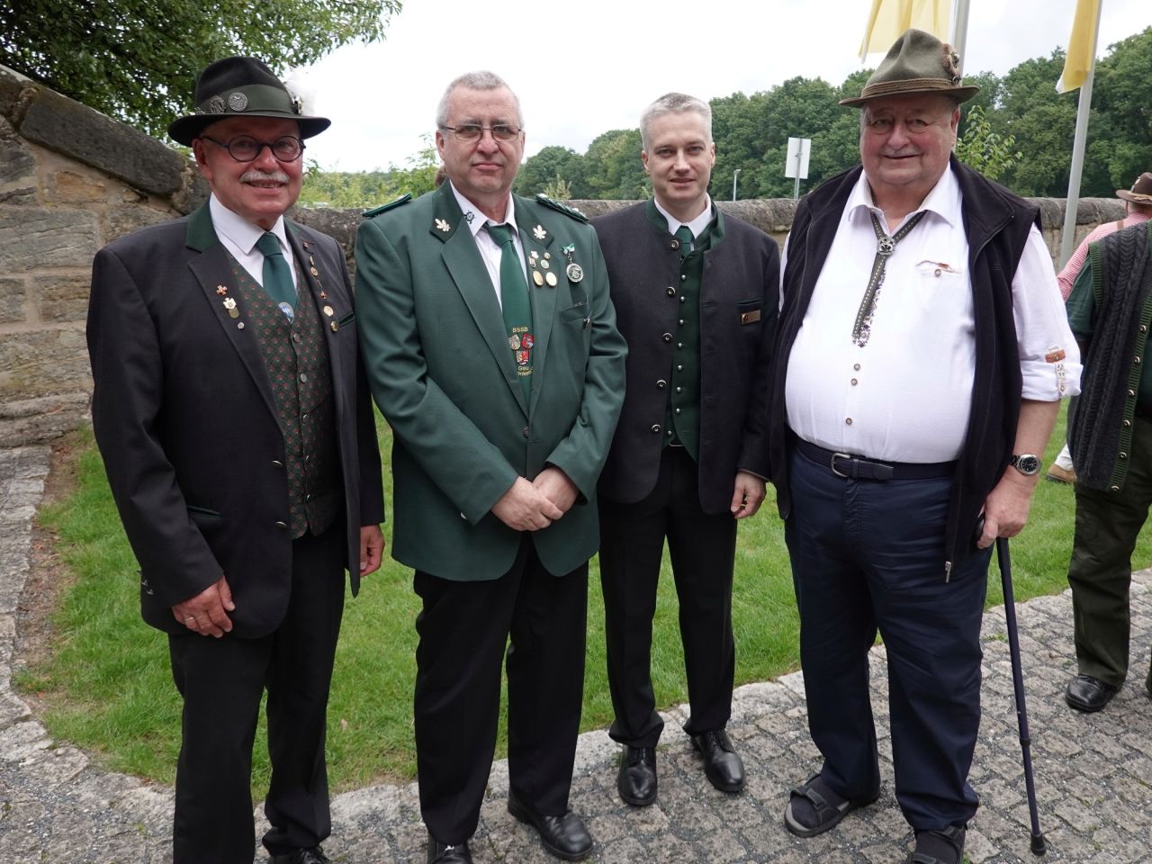 Erster Festgottesdienst der Böllerschützen am Kreuzberg